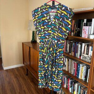 Trashy Diva Retro 40s-Style Dress in Chocolate Atomic Size 8